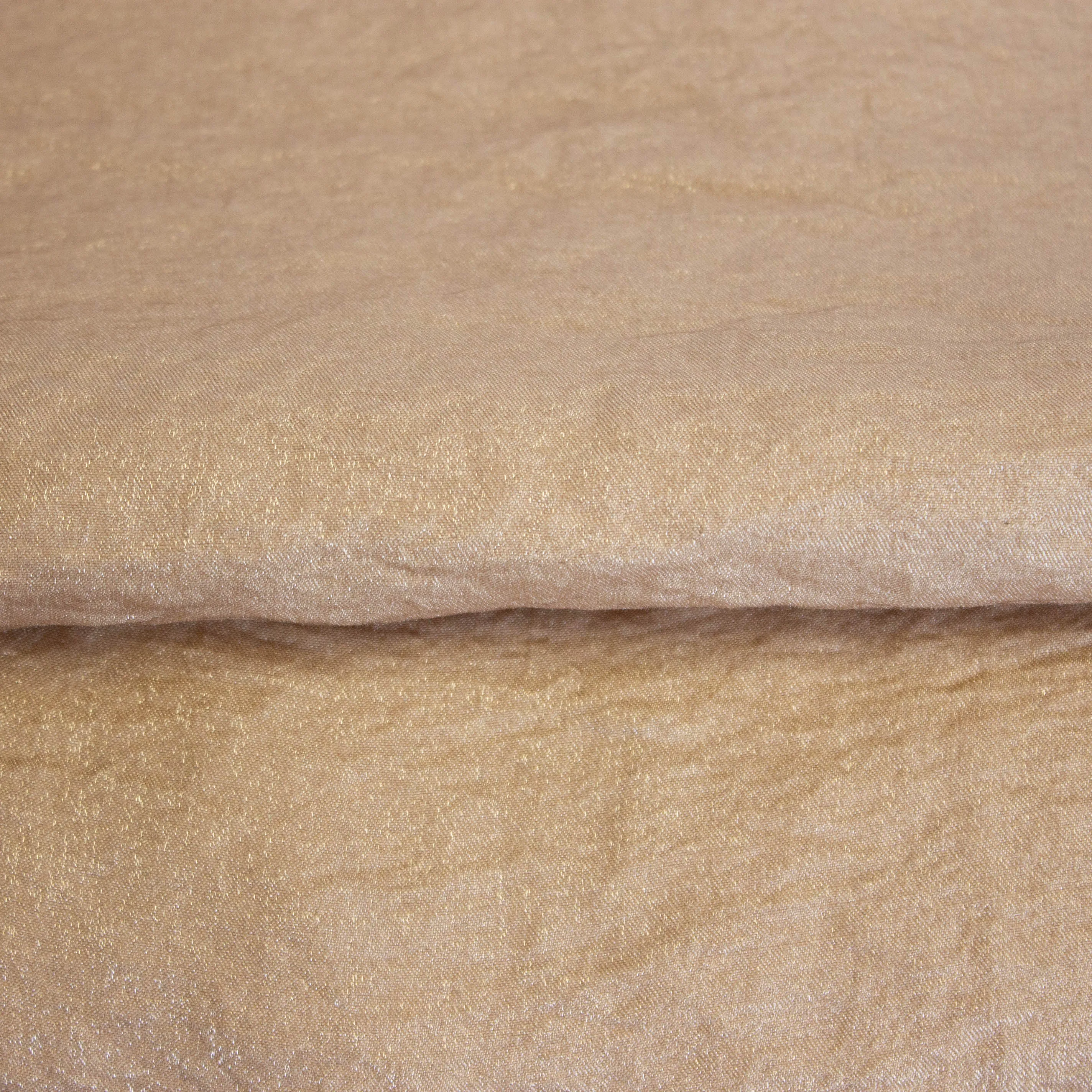 Polyesterviscose satijn goud